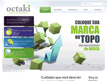 Tablet Screenshot of octaki.com.br